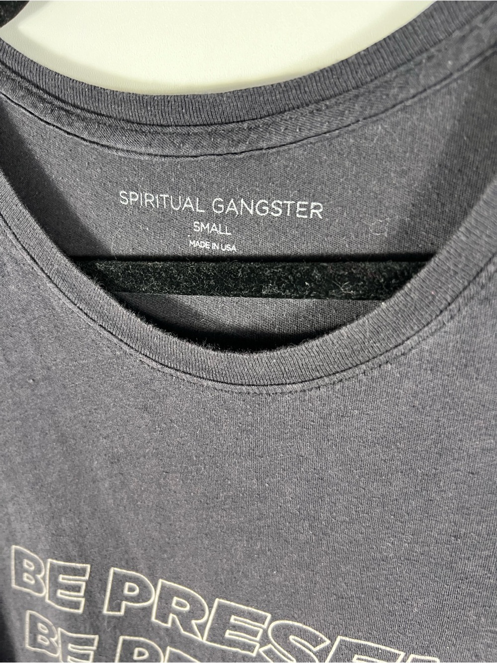 Spiritual Gangster Be Present Graphic Tank Sz Small - Picture 9 of 10